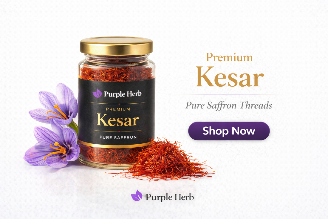 3. Kesar (Saffron): The Golden Spice for Mind and Body