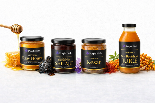 5. The Ultimate Superfood Stack: Shilajit, Honey, Kesar & Sea Buckthorn for Complete Wellness